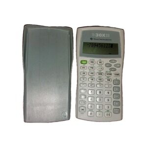 Texas Instruments Ti-30XiiS Calculator TI-30X IIS White/Gray - Tested Working